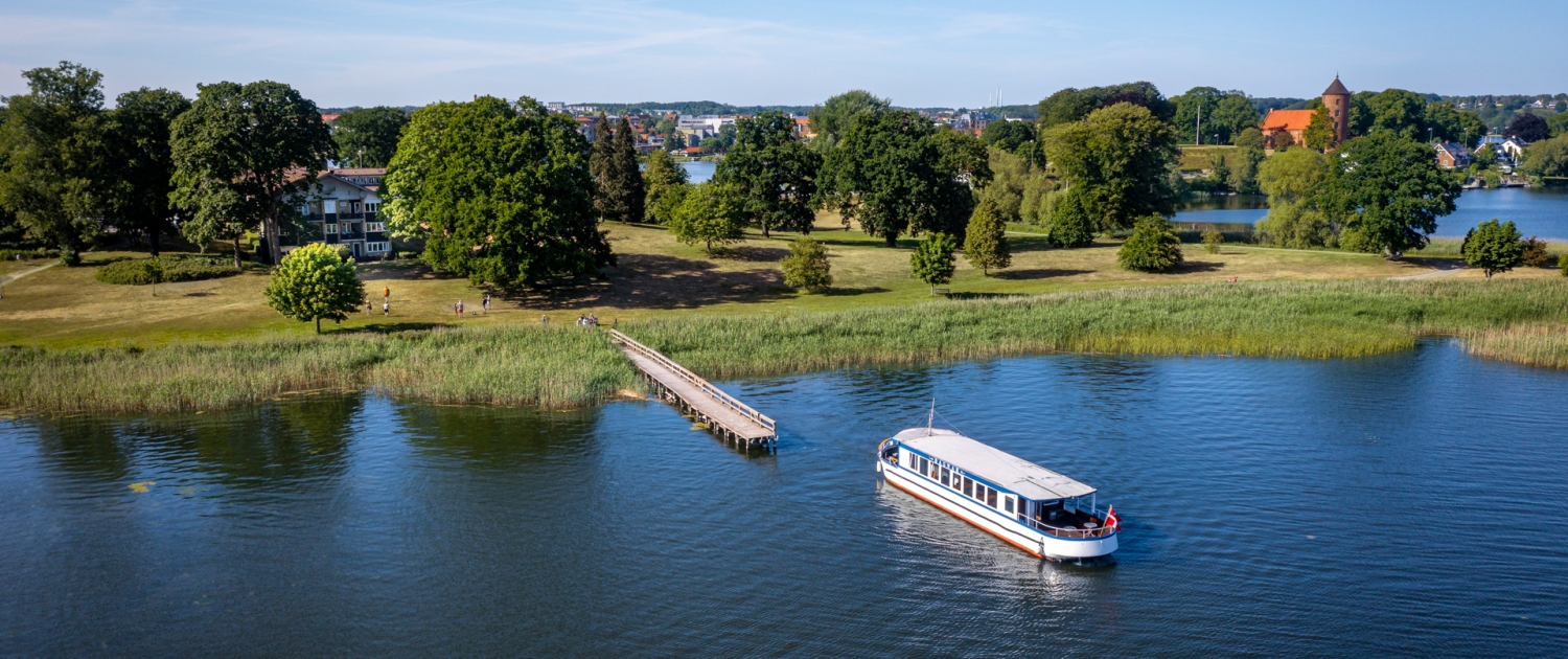 Sejlads med Dagmar på Skanderborg Sø ved Hotel Skanderborghus