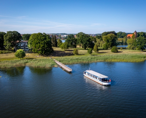 Sejlads med Dagmar på Skanderborg Sø ved Hotel Skanderborghus